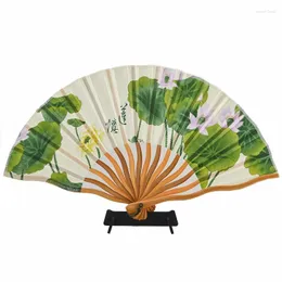 Dekoracyjne figurki retro mała ręka wentylator respirador japońskie klasyczne przenośne kobiety Lotus Fan Fan Summer Mini Shell Lady Foldable