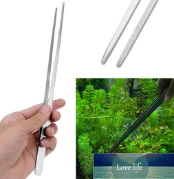 Stainless Steel Curved Aquarium Tweezers Aquarium Plant Shrimp Reef Tank Tweezer Fish Tank Cleaner Aquarium Accessories Dropship F8278777