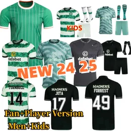 Celts 23/24/25 Kyogo Football Shirt FC 2023 2024 European Home Away Third Soccer Jerseys Celtic Daizen Reo McGregor 120 Years Hoops Anniversary Irish Origins Special