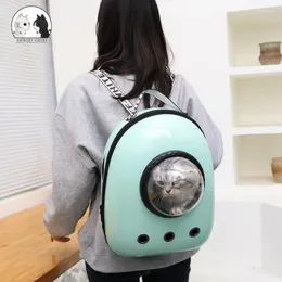 حاملات القطط الفضاء Pet Dog Backpack Carrier Travel Carrier Beach Double Counter Counter for Small Handbag