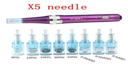 DRPEN X5 Ersättningsnål 9123642 PIN Nano Microneedles Cartridge för Derma Pen Dr Pen X5 Auto Microneedle MTS PMU2230162