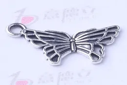 Butterfly Pendant Fit Bracelets or Necklace retro antique Silverbronze Charms DIY Jewelry 500pcslot 3006z5264402