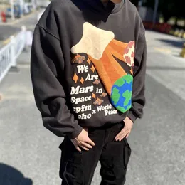 Men's Hoodies Sweatshirts MATTA Fashion Strtwear Vintage Clothing Foam Printed Oversized Loose Tops Sweatshirt Pullover For Men harajuku H240508