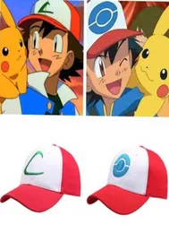 Women039s Anime Figures Baseball Caps for Men Chłopiec Janpan Ash Ketchum Cosplay Cosplay Snapback Cap Regulowany ciężarówek Hat3751755405