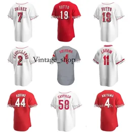 Vin Joey Votto Jersey Baseball Johnny Bench Pete Rose Red Barry Larkin Moustakas Baseball Eugenio Suarez Tucker Barnhart Nick Akiyama Jesse