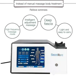 Altre attrezzature di bellezza Shockwave Health Product Machine Physiotherapy Salon Attrezzatura Shock Owave Fisioterapia Equipaggiamento Wave Therapy Shockwa