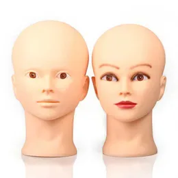 Mannequin Heads Old Street Professional Cosmetics Bald Human Model Doll Head, используемая для париков для макияжа с клипами TPINS Q240510