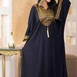 Ubranie etniczne Abayas Turkey Wear dla kobiet sukienki Dubai Eleganckie luksusowe szyfonowe muzułmańskie z kapturem islam kaftan długa suknia ślubna vestidos