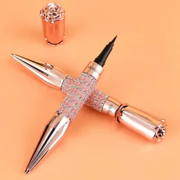 Płyn eyeliner Pen Wodoodporny czarny długotrwałe oko ołówek grube szybkie kosmetyki makijaż narzędzie 240510