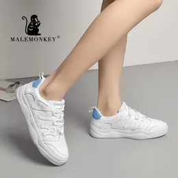 Fitness Shoes MALEMONKEY 912129 Woman Espadrilles 2024 Fashion Sneakers Women Breathable Casual Trainers White