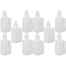 Bottiglie di stoccaggio 5 pezzi Bottiglia detergente per lavanderia Emulsione vuota Reusibile liquido Multipurico Dispenser Soap.