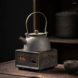 Teaware Sets Chinese Style Retro Ceramics Boiling Tea Stove Pot Set Home Portable Keep Warm Heat Additive Utensils