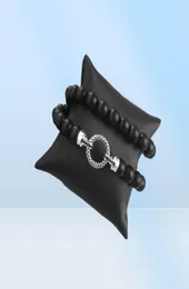 スタンドネックレスPave Obsidian Charm Europe Trendy European Fashion Gifter Jewelry in 925 Sterling Silver for Men 22021834338223199153