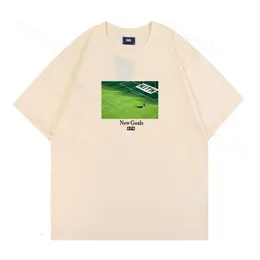 Kith Mens Design Fot Spint Spring Summer Kith футболка 3color Tees для отдыха с коротким рукавом с коротким рукавом.