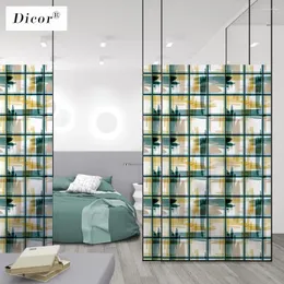 Window Stickers DICOR 45 200 CM Abstract Art Stained Film INS Style Modern Fashion Home Decor 2024 BLT2325KJ
