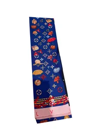 Designers femininos lenços de seda lenço de cabelo escavado escravat decoração acessórios de moda de moda de alta qualidade em camadas duplas m76430 10a