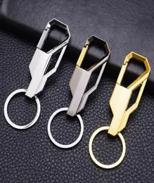 Chaves de chaves de moda para homens simples hax formam formação de chaves de escalada anéis de gancho Zink liga de presente interior2677538