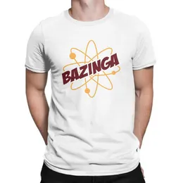 Kvinnors t-shirtstorlek S-4XL TOP BAZINGA Big Bang Theory T-shirt Mens Vintage TS Crewneck Harajuku T-shirt T240510