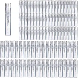 Butelki do przechowywania zapach zapach zapach przenośne 3 ml spray kosmetyczne puste pojemniki mini napełnione perfumy 2 ml 100pcs plastikowe 5 ml