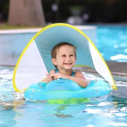 Anel de natação inflável Kids Shark Baby Float Summer Pool Accessories Segurança Crianças para cuidados 240510