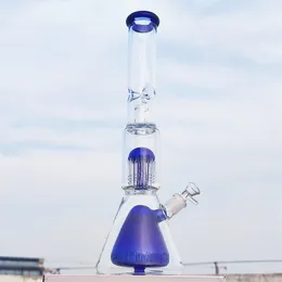 18 Zoll beruhigen Glas Bong Schwere dicke Multi -Farb -Becher -Becher -Eisfänger -Quallen -Filter Shisha Glas Bong Dab Rig Recycler Wasser Bongs 18mm US -Lagerhaus