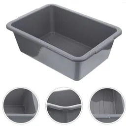 Storage Bottles Commercial Tote Tub For Home Utility Bus Plastic Wash Basin Tubs Rectangular Bins