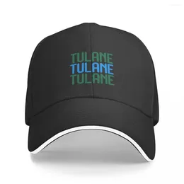 Boinas Tulane Baseball Caps Snapback Fashion Hats Breathable Casual Outdoor para masculino e feminino Polycromatic Customizable