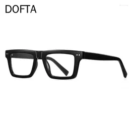 Sonnenbrillen Frames Dofta Ultraleichte Verschreibung Brille Rahmen Männer Männlich Retro Square EyeGlasses Myopia Optical Eyewear Computer 50009