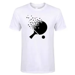 Mens T-Shirt Masa Tenis Raket Baskı Tasarımcısı T-Shirt Erkek ve Kadın Moda Yaz Fitness Sports Komik Üstler