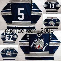 Vin Weng Go Dostosuj Ohl Sudbury Wolves Jersey Mens Womens Kids 5 Mike Wilson 19 Trevor Blanchard 67 Benoit Pouliot Hockey Jerseys Clear Rare