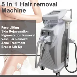 IPL Machine 4 em 1 Forte energia Opt Opt Remoção de cabelo ND Yag Tattoo Beauty Maquina RF Elight