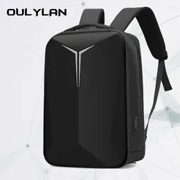 Backpack 2024 Business casuale maschile Notebook di grande capacità Bag del computer Shell Hard Pressure Travel Travel Backpacks