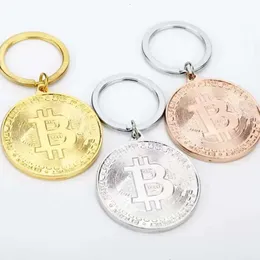 Token Gold Coin Plate Chain Chain de chaves Favory Favor Favorve Metal Keyring Local comemorativo Presente 0207 Ring