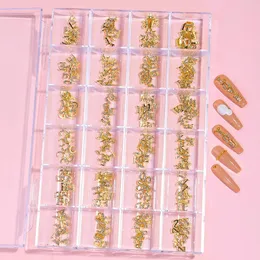 Charmos de unhas de liga 3D Gems misturam strass de diamantes de cristal para XXL Decorations Acessórios Diy Jewelry Nails Supplies 240426