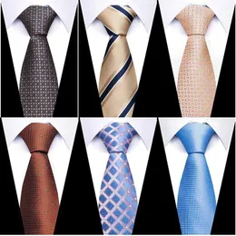 Nacke slips mix färger grossist 2023 ny stil bröllop gåva slips fick rutor set slips män passar tillbehör solid vit fit bröllop