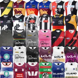 2024 AFL crows Brisbane Lions Saints Rugby jerseys 24 25 broncos Penrith Panthers Training Vest Parramatta Eels Rabbitohs Football Shirts Rabbit panthers Men S-3XL