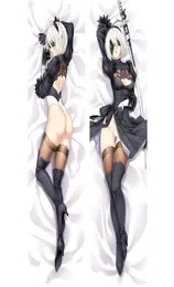 Anime PSP gra Nierautomata yorha nr 2 typ B 2b Dakimakura Pillow Case 18r Girl Bed Decor Polejki Poduszki Prezenty 208375295