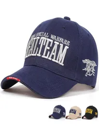 Caps de bola 2021 chegam a uma equipe de selo da marinha dos EUA Tactical Cap Army Army Baseball Marca Gorras Ajustável Snapback Hat61567775
