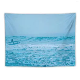 Taquestres Isle Isle Surfista de Tapestria de Tapestry Wall Aesthetic