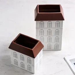화병 Tingke 현대 간단한 세라믹 페인트 집 장식 창조적 인 모양 꽃병 홈 거실 데스크탑 장식 공예품