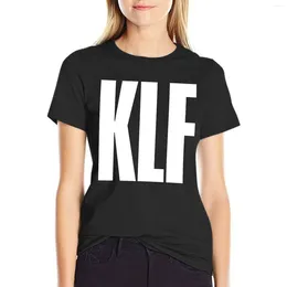 Kvinnors polos vintage retro KLF Awesome for Music Fans T-shirt Korean Fashion Graphics Shirts Graphic Tees Clothes