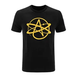 T-shirty męskie zabawne tshirt ateist Symbol Mężczyzn fsm fsm religia pastafarianina grafika tshirty unisex wypoczynek luźne t ropa hombre camisetas t240510