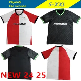 2024 2025 Feyenoords Soccer Jerseys Voetbal Kids Kit 24 25フットボールシャツトレーニングホームアウェイファンプレーヤーバージョンゴールキーパーMaillot Timber Danilo Dilrosun Hancko