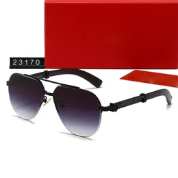 23170 occhiali da sole designer per uomo modella da donna vetri da sole di alta qualità all'interno della scatola originale