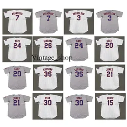 Vin Vintage 1973 Baseball Jersey 3 Bud Harrelson 7 Ed Kranepool 24 Willie Mays 26 Dave Kingman 30 Nolan Ryan 20 Tommie Agee Cleon Jones Jerry