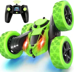 RC Stunt Car Children doppelseitig Flip 2,4 GHz Fernbedienungsauto 360 Grad Rotation Off Road Kids RC Drift Car Toys Geschenke Jungen 240511