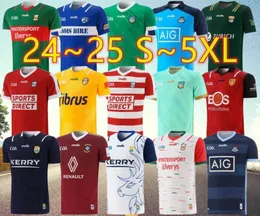 2023 2024 Limerick Cork Dublin GAA Rugby Jerseys 22 23 Down Louth Antrim Wexford Wicklow Laois Derry Westmeath Home Away GAA Shirt S-5XL