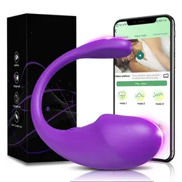 Inne produkty zdrowotne wibrator uwielbia jajko aplikacja Bluetooth bezprzewodowa zdalne sterowanie kobietom kulki pochwy samice stymulatora łechtaczki dla dorosłych 18 t240510