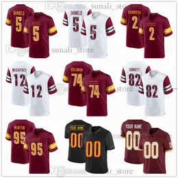 2024 Draft Pick NO.2 Football Jerseys 5 Jayden Daniels 95 Jer'Zhan Newton 2 Mike Sainristil 82 Ben Sinnott 74 Brandon Coleman 12 Luke McCaffrey 58 Magee 45 Hampton Sewed