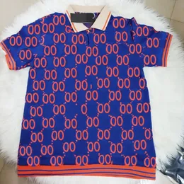 męska koszula polo designer koszule dla mężczyzny moda fokus haft haft wąż podwiązka małe pszczoły wzór ubrania ubrania tee czarno -czerwona biała mąki koszulka